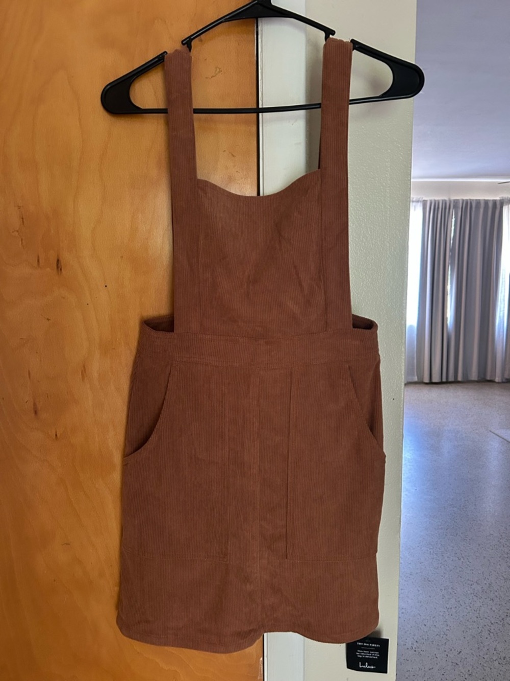 Lulus Corduroy skirt overalls